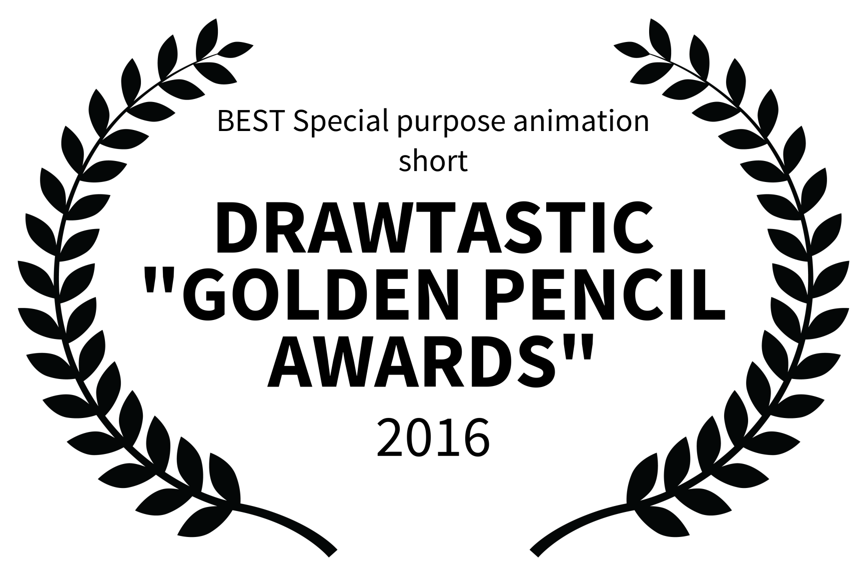 BEST Special purpose animation short DRAWTASTIC GOLDEN PENCIL AWARDS 2016